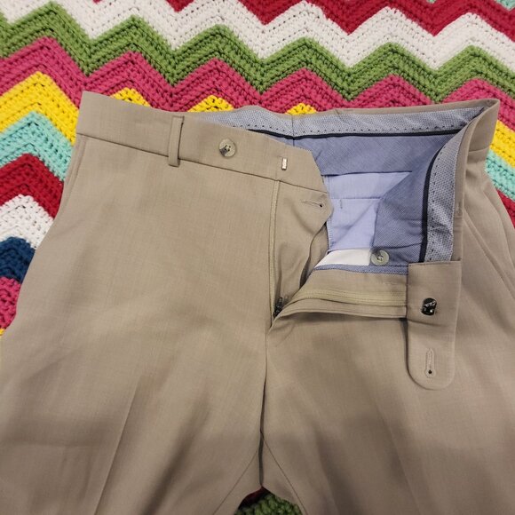 Joseph Abboud Men's Wool Dress Pants 32x30 NWOT - Picture 3 of 9